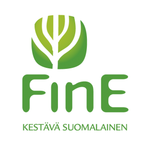 Viime kesänä lanseerattu uusi FinE-logo