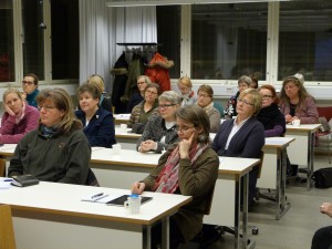 Puutarhailta 13.1.2014 teemalla 'Jäseneltä jäsenelle ja yliopistonäkökulmaa'.